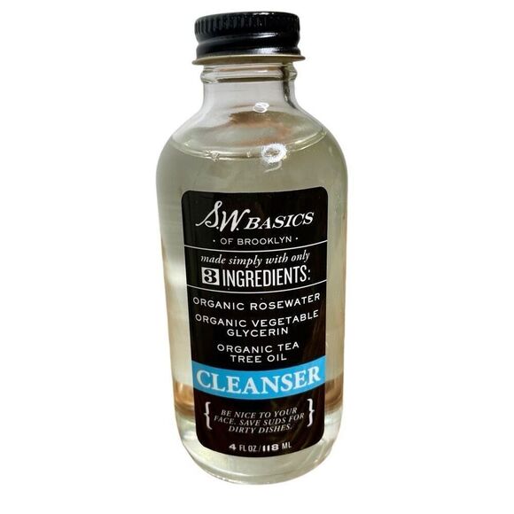 S.W. Basics 3-Ingredients Cleanser, 4 Oz New Sensitive Face Cleanse Natural - Picture 1 of 6